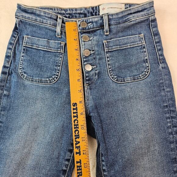 AG Anthropologie Adriano Goldschmied Jeans 27P Petite Front Pocket Button Up Fly - Picture 4 of 9